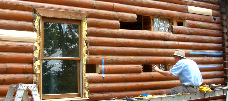 Log Home Repair Laceys Spring, Alabama